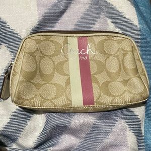 Coach cosmetic bag